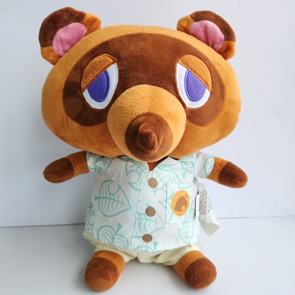 Official Nintendo Animal Crossing New Horizons Tom Nook Racoon Plush 18 In. 2020